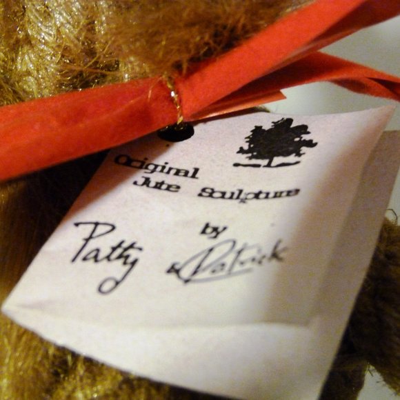 Jute Figurine Elephant By "The Original Jute Sculpture by Patty" Atlanta, USA - Picture 12 of 16